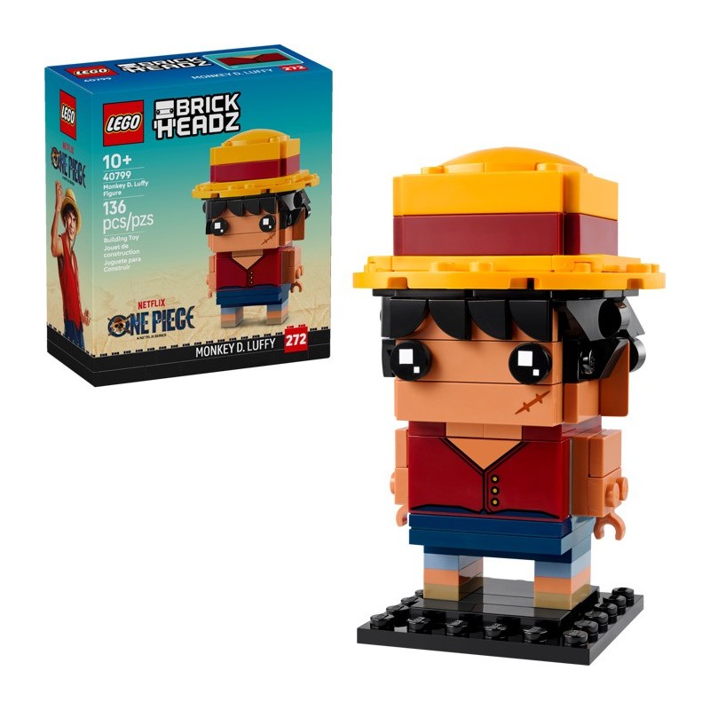 Lego One Piece 40799 - Monkey D. Luffy - BrickHeadz