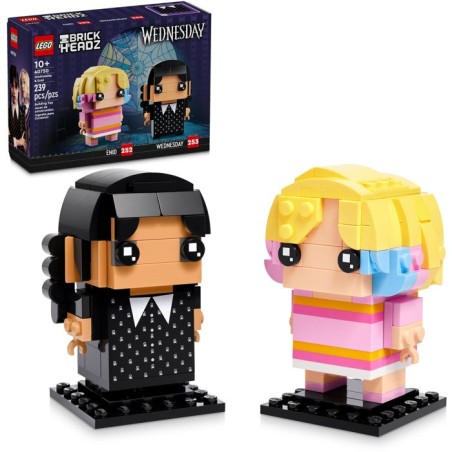 Lego One Piece 40750 - Mercredi et Enid - BrickHeadz