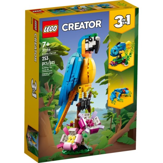 Lego CREATOR 31136 - Le perroquet exotique