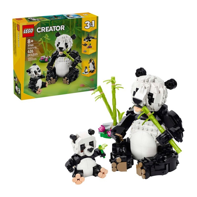 Lego Creator 31165 - Animaux sauvages : la famille de pandas