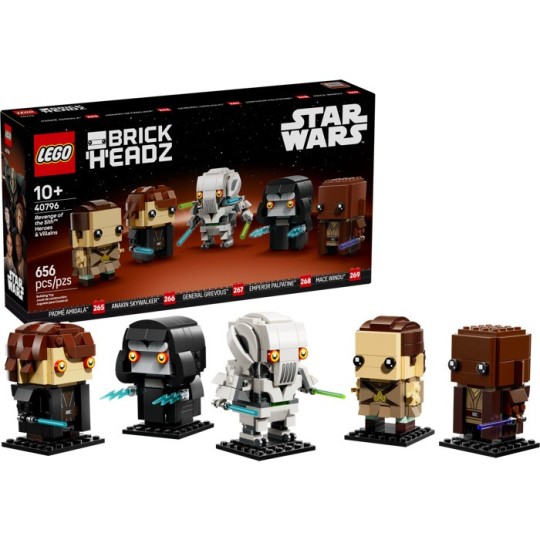 Lego Star Wars 40796 - La Revanche des Sith, Héros et Méchants