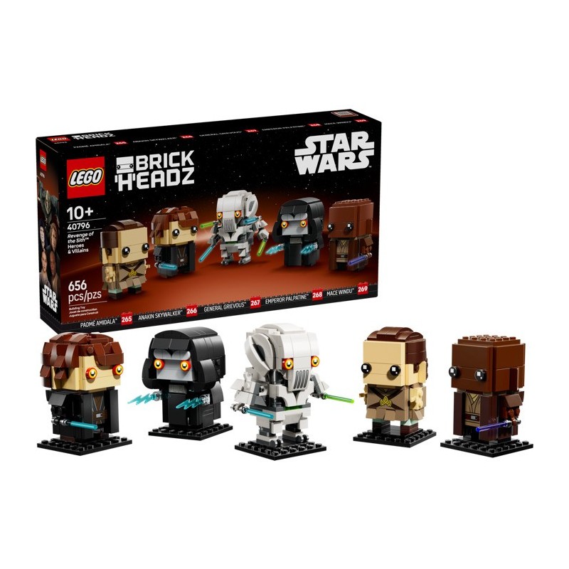Lego Star Wars 40796 - La Revanche des Sith, Héros et Méchants