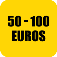 50 - 100 euros