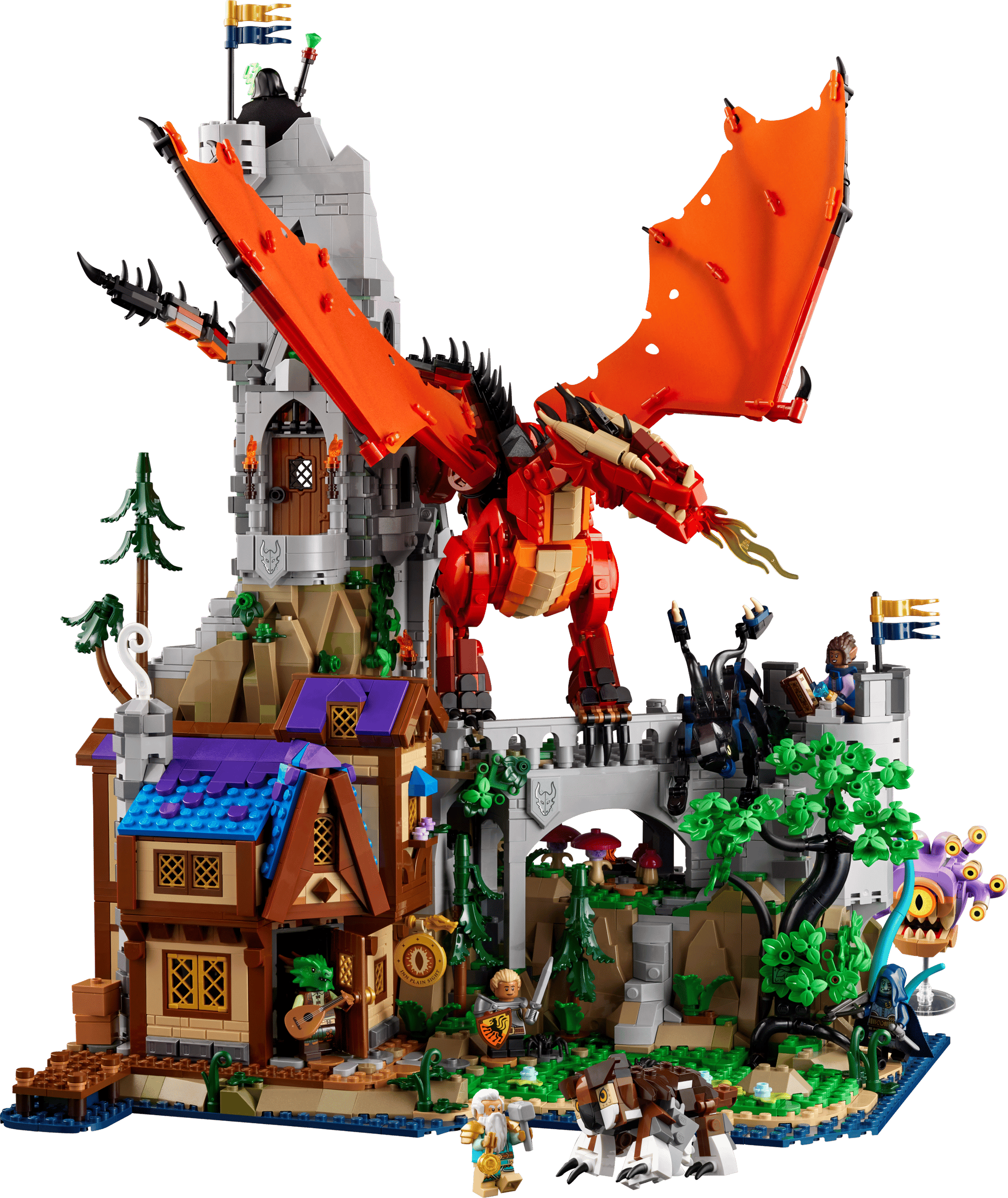 LEGO Ideas 21348 Donjons et Dragons Le Conte du Dragon Rouge