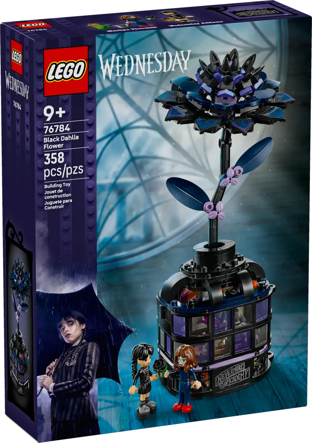 LEGO Wednesday 76784 Le dahlia noir