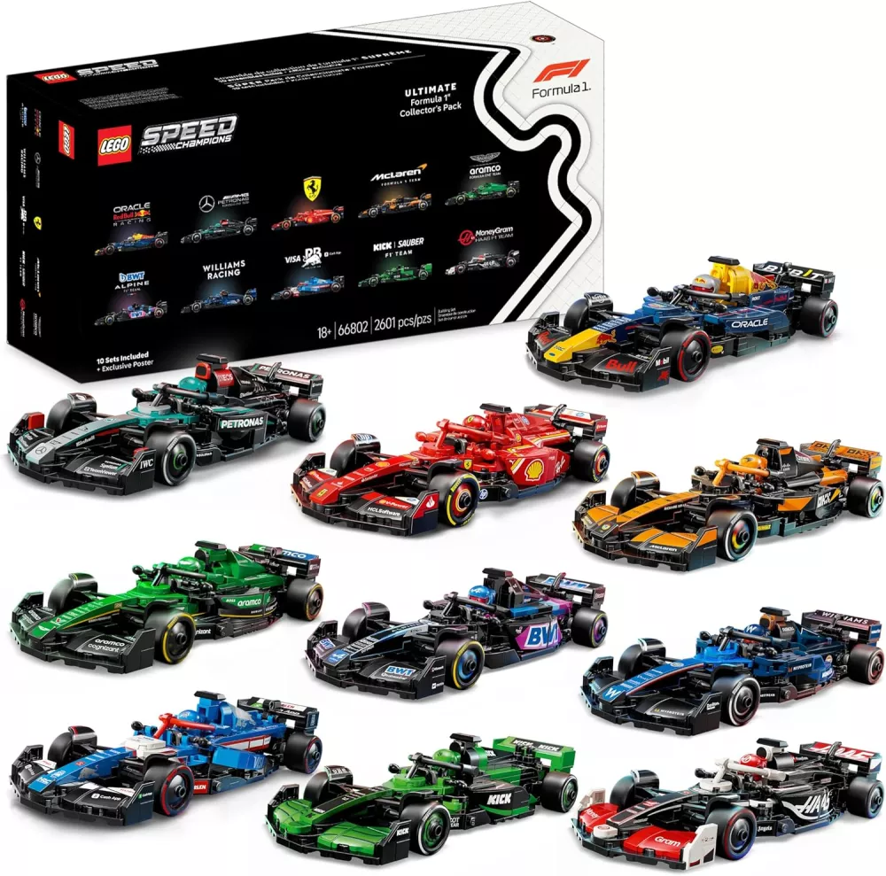 LEGO Speed Champions F1 susceptibles d'être retirés fin 2026